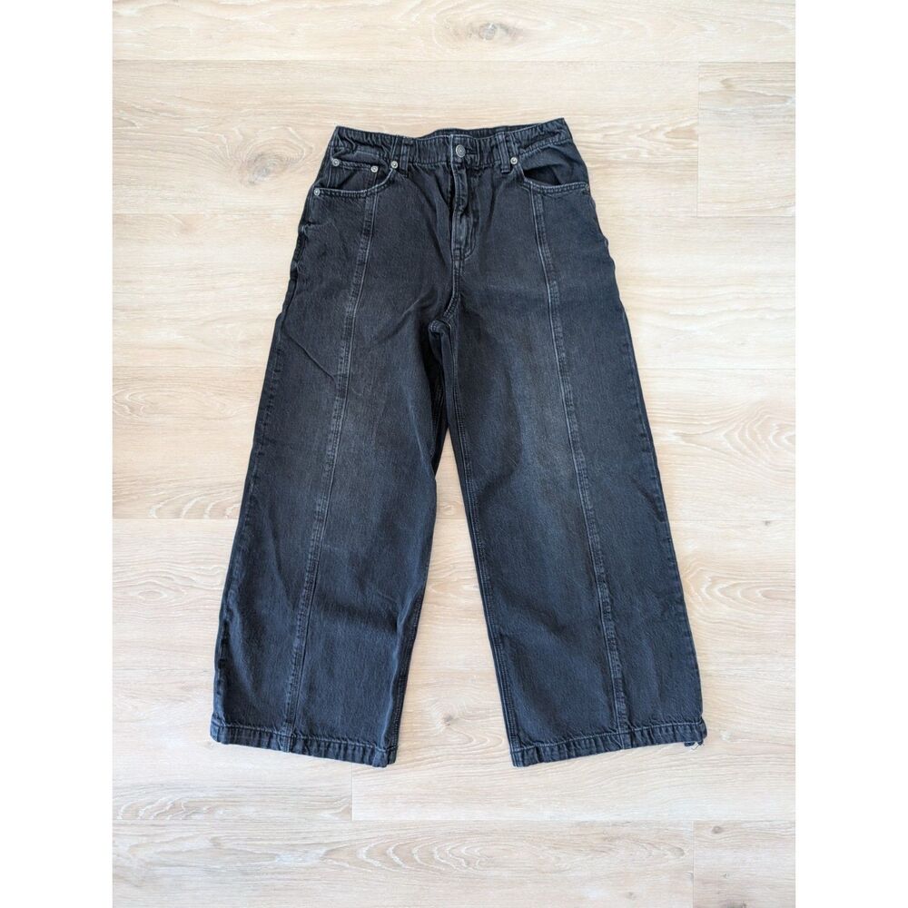 American Eagle Ultra Wide Leg Jeans – Washed Black (Size 2 Short)